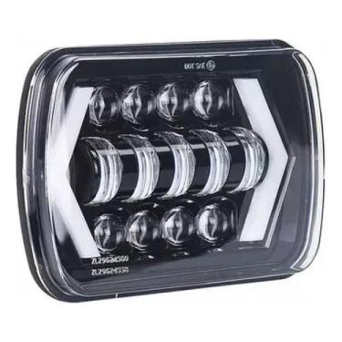 Imagem de Faróis de LED 5x7" e 6x7" H4 para Jeep Wrangler YJ e Cherokee XJ