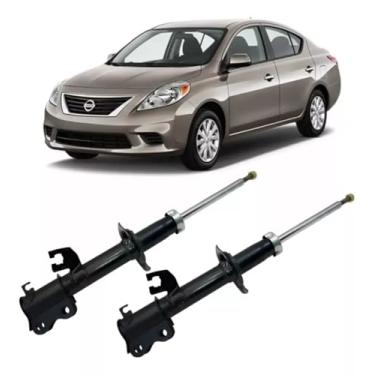 Imagem de PAR DE AMORTECEDOR DIANTEIRO PARA OS 2 LADOS VERSA 2014 2015 2016 2017 2018 2019 2020 2021 2022