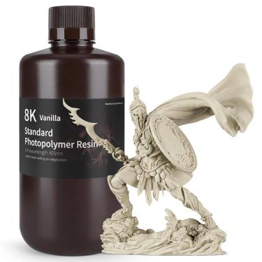 Imagem de Resina de impressora 3D ELEGOO 8K Standard 1000g Vanilla