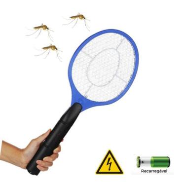 Imagem de Raquete Elétrica Para Mosquitos Bivolt Eficaz Recarregável - Altomex