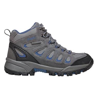 Imagem de Bota de caminhada masculina Propet Ridge Walker, Cinza/azul, 10 X-Wide