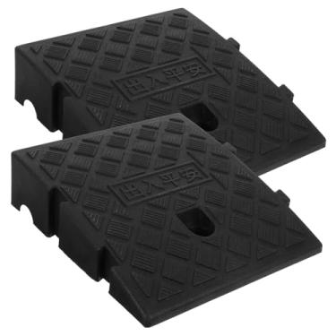 Imagem de SOLUSTRE 2 Pces Rampa De Limite De Rampa De Calçada Resistente De Calçada De Cadeira De Rodas De Veículo