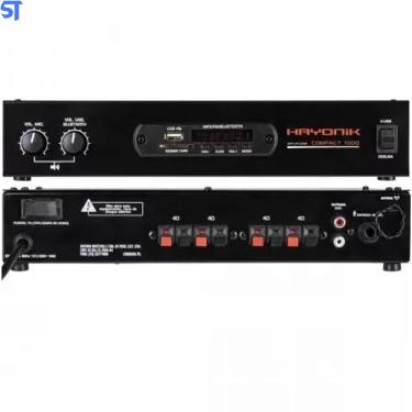 Imagem de Amplificador 80W Com Bluetooth compact 1000 Preto hayonik