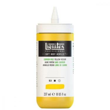 Imagem de Acrylic Liquitex Soft Body 237ml 890 Cadm Free Yellow Medium