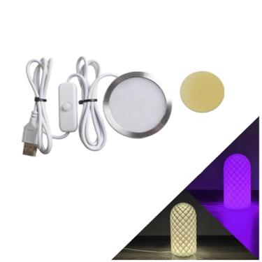 Imagem de Imdinnogo Peça de impressora 3D BambuLab Kit de lâmpada LED criativa DIY (controle de botão): apenas acessórios de hardware - Projeto de iluminação personalizada multicolorido com eficiência