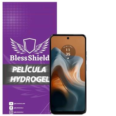 Imagem de Película Hd Premiun Compatível Com Motorola Linha Moto G - Hydrogel BlessShield Cobertura Total (Moto G34)