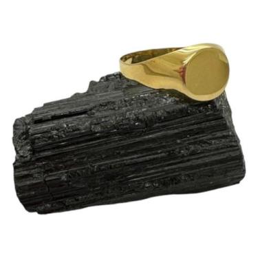 Imagem de Anel Pequeno Dedinho 1.1cm Redondo Ouro 18k K3 - Fab Joias, Amarelo, 2