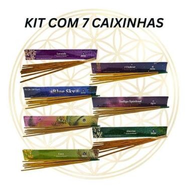 Imagem de KIT C/7 Caixinhas - Incensos Indiano Massala Atria Varetas, KIT FLUIR