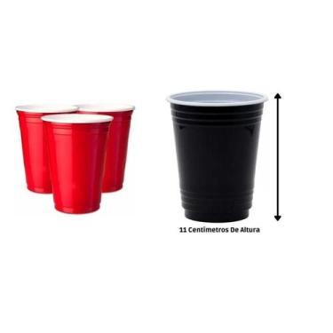 Imagem de Kit Copos Halloween Americano 400Ml Vermelho E Preto-50Un - Lynx Produ