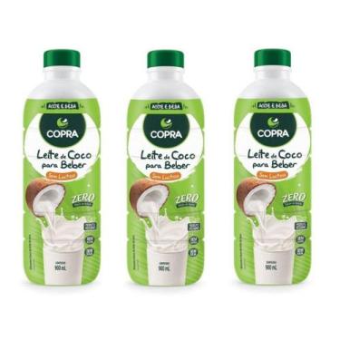 Imagem de Kit 3uni Leite de Coco pronto para beber 900ml - Copra