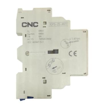 Imagem de Bloco Contato Auxiliar Para Disjuntor Motor  Ycp5-25-An11 Na+1Nf Cnc