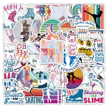 Imagem de Adesivos de patinação artística |60 peças de decalques de vinil à prova d'água para bicicleta, garrafas de água, laptop, bicicleta, geladeira, copo, bagagem, computador, celular, skate