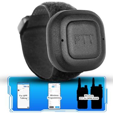 Imagem de TIDRADIO Programador sem fio para rádio Baofeng 5RM, UV-5R, UV-5G Plus, programável por aplicativo e PC | Botão PTT Bluetooth com microfone para TD-H3 Plus e 4ª geração TD-H8 | para ODmaster App