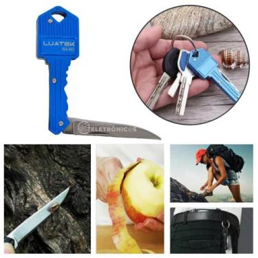 Imagem de Mini Chave Canivete Colorida Lâmina Dobrável E Multifuncional SLKD01 -