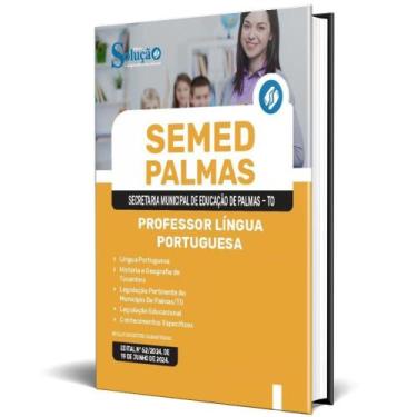 Imagem de Apostila Semed Palmas To 2024 - Professor Língua Portuguesa - Editora 