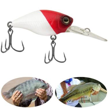 Imagem de Isca Artificial Marine Mini Crank DEEP 014 Vermelho e Branco 3.8cm 4,3