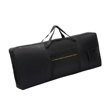 Imagem de YIJU Bolsa para teclado de piano elétrico com 61 teclas, bolsa de presente à prova de poeira e água para adultos, estojo para teclado de piano elétrico