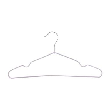 Imagem de Cabide anti -deslizamento cabide de aço inoxidável salvamento de plástico para adulto cabide de camisa para a organização de guarda -roupa doméstica (Roxo)