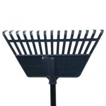 Imagem de Enxada com Cabo，Vassoura de PláStico Preta com 15 Dentes e Cabo