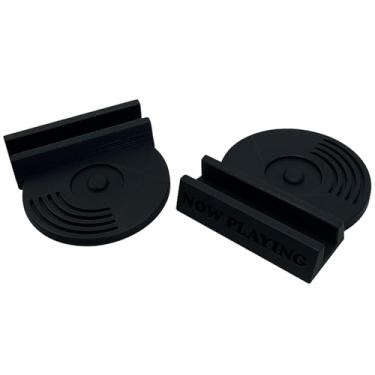Imagem de Suporte de exibição CD Now Playing – Suporte minimalista para CD único – Prateleira de armazenamento de acrílico para caixa de joias – Design compacto para CDs, DVDs e videogames – Feito nos EUA (2