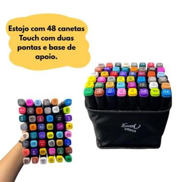Imagem de Caneta de colorir Touch de 48 cores