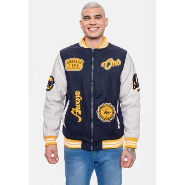 Imagem de Jaqueta Onbongo Pesada Azul Masculina Estilo Urbano, Azul, G