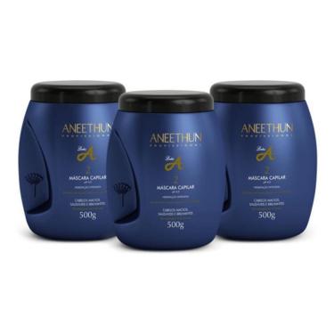 Imagem de Kit Máscara Aneethun Capilar Linha A 500G - 03 Produtos