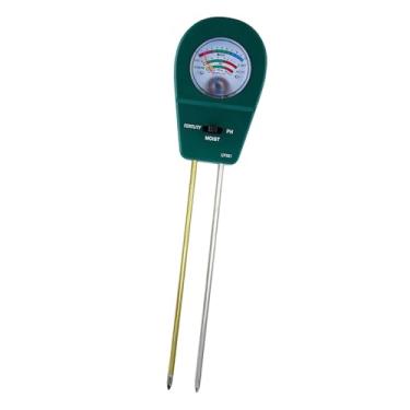 Imagem de Ioensy Testador de pH do solo 3 em 1, higrômetro, medidor portátil de umidade de plantas para jardim e quintal, estufa, Verde