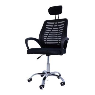 Imagem de Cadeira de Escritório Office com rodízios Viena Encosto Alto - Ecommbr