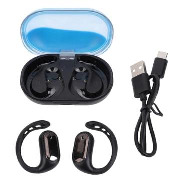 Imagem de Fockety Fones de Ouvido, Projeto de Pressão Com Som Estéreo e Brilho Luminoso para Estudo de Vida Profissional, Transmissão de Som Direcional e Tecnologia de Cancelamento de Fase (Azul)