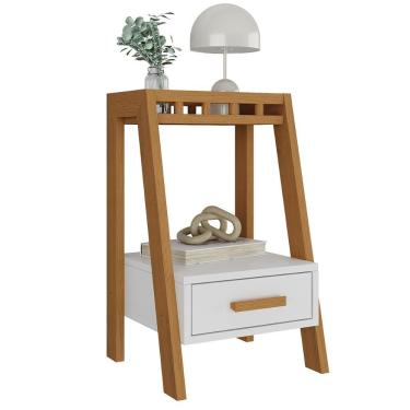 Imagem de Mesa de Cabeceira Europa Oliart 1 Gaveta 1 Nicho Madeira