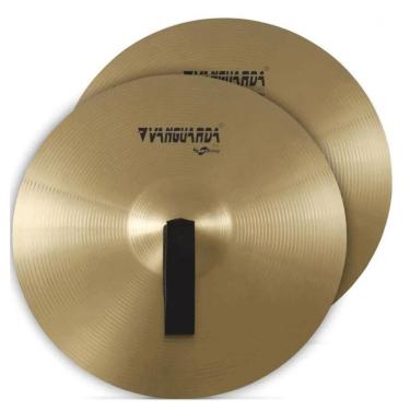 Imagem de Par Prato Fanfarra 14 Alloy Com Feltro Alça Vanguarda