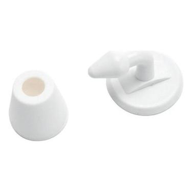 Imagem de Prendedor De Porta Trava Aparador Peso Calço Fixador Adesivo Cor Cinza