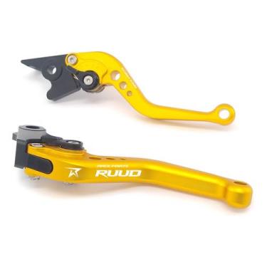 Imagem de Manete Esportivo Ajustável Cbr600 Cb600 F Hornet - Stark Race, Dourado