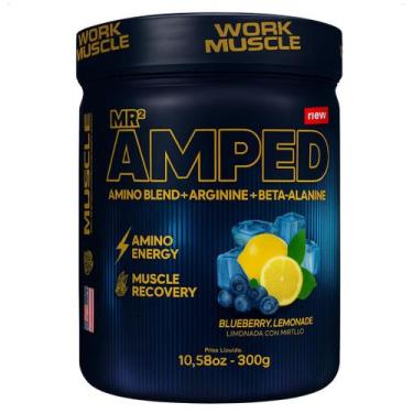 Imagem de Blend de Aminoácidos MR. Amped Blueberry 300g WorkMuscle - Work Muscle