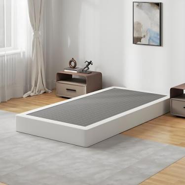 Imagem de Snaye Base de cama solteiro com mola box de 17 cm, base de colchão de metal com mola dupla resistente de 680 kg, montagem fácil sem ferramentas, sem ruído