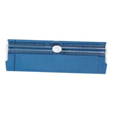 Imagem de Baoblaze Cortador de papel A4, cortador deslizante de papel, multiuso, ferramenta de corte, ferramenta de scrapbooking para fotos, cartolina, scrapbook, Azul