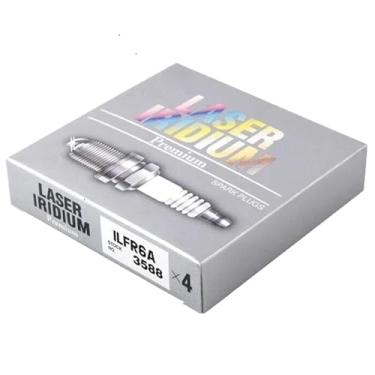 Imagem de 4/6 peças 3588 ILFR6A compatível com Iridium compatível com vela de ignição compatível com Mercedes C230 CL55 CLS55 E55 G55 S55 SL55 AMG W203 CL203 A209 W463 5.5L M271.940(RED)