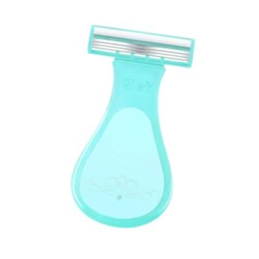 Imagem de Kokiya Barbeador Manual para Mulheres, Ferramenta de Beleza, Aparador Portátil de Pelos Corporais, Dispositivo de Remoção de Pelos Corporais para Axilas, Hot, Verde, Tamanho real