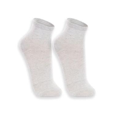 Imagem de Kit 2 Pares de Meias Cano Médio Lupo 4200-088, Cinza