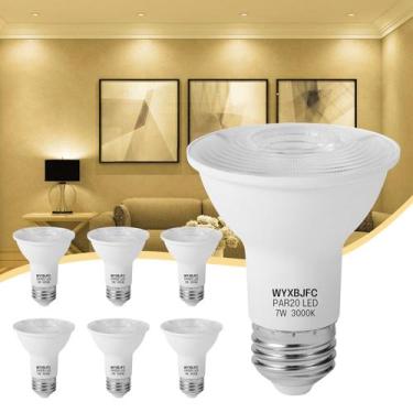 Imagem de Lâmpadas LED WYXBJFC Par20 7W (equivalente a 50W) 3000K 500lm, pacote 
