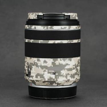 Imagem de 85 2 Adesivo antiarranhões para lentes de câmera Canon RF 85 mm F2 Coat Vinyl Protective Film Decalques (Digital Camo Desert)