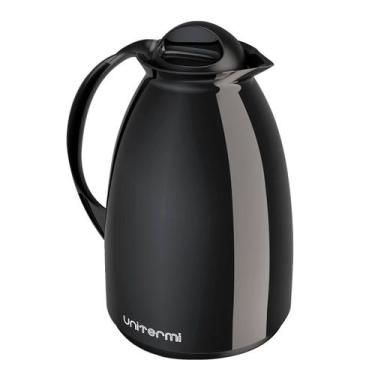 Imagem de Garrafa Térmica Pequena Florença Bico Antigotas - Unitermi, Preto, 650