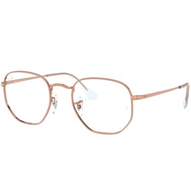 Imagem de Armação para Óculos Ray-Ban 0RX6448 3094 Tam 54 / Rose Gold