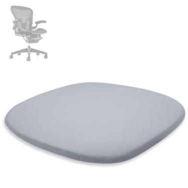 Imagem de YENANA Almofada de assento de látex para cadeira Aeron Herman Miller, almofada ergonômica de látex natural, compatível com cor mineral