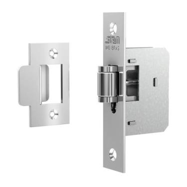 Imagem de Fecho Pivotante Trinco Rolete Auxiliar Cromado Stam