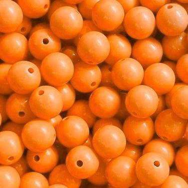 Imagem de BOLINHA DE RESINA Nº 10 (20 G) - LADEIRA BIJUTERIAS, Laranja claro