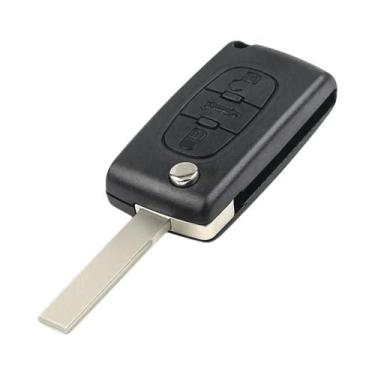 Imagem de Chave Remota De 3 Botões Para Peugeot 207 208 307 308 407 408 607 433M