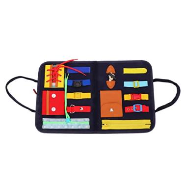 Imagem de Placa de criança ocupada, placa sensorial educacional infantil brinquedos de aprendizagem pré-escolar para 1 2 3 4 anos meninos meninas 11 x 17,3 pol.