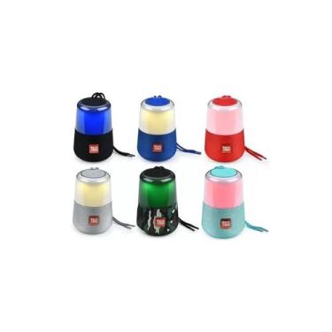 Imagem de Alto-falante Bluetooth sem fio T&G TG-168 com luz LED - Lightbek Offic